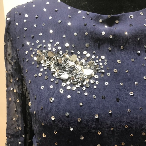 💥SALE💥Bagley Mischka Sequined Blouse - Picture 4 of 6